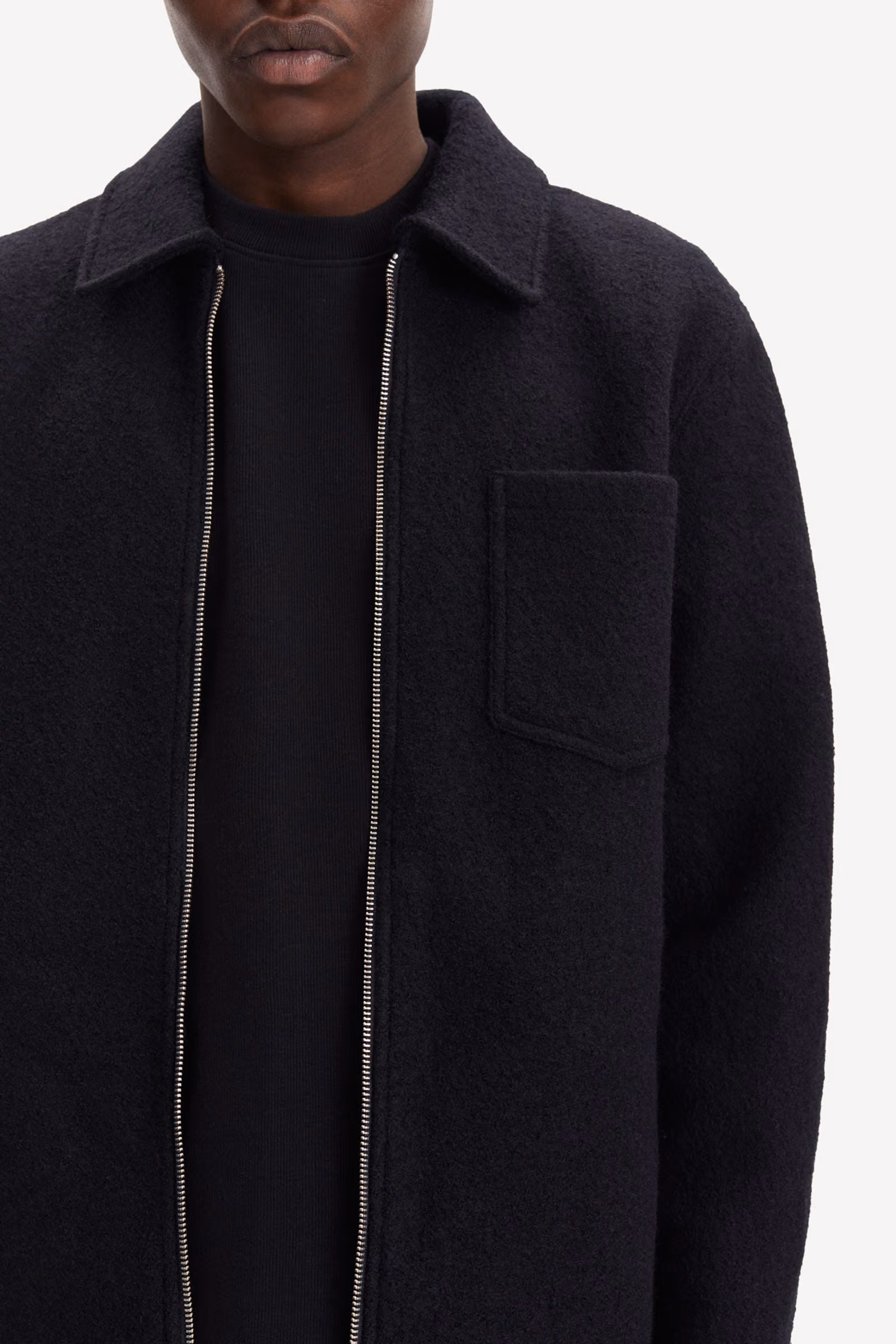 Hannes Full Zip, Black - Bild 4