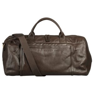 Robust och praktisk Weekendbag i skinn