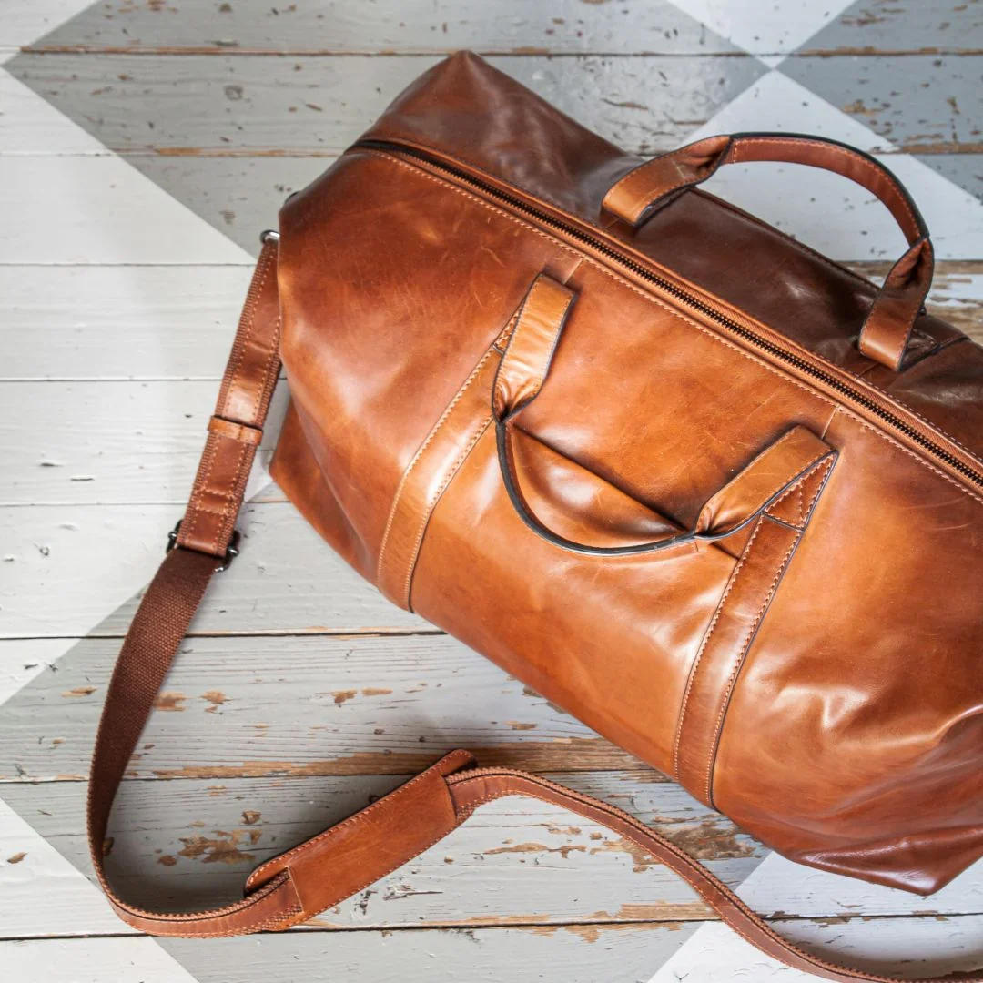 PISA Prisvärd Weekendbag i skinn - Bild 4
