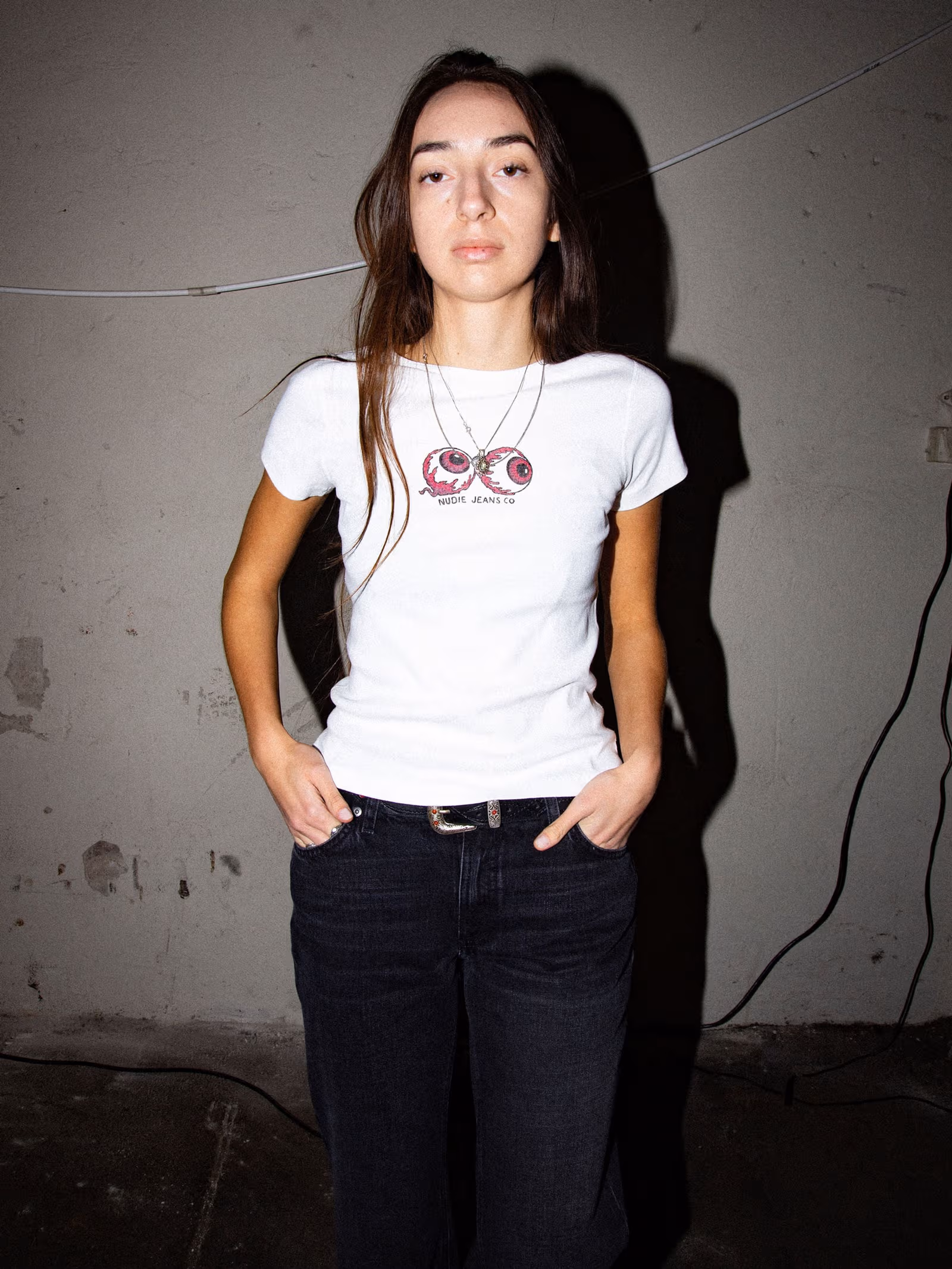 Eve T-shirt Eyeballs, Offwhite
