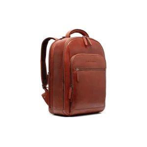 Ryggsäck i Läder Premium De-Luxe med Datorfack 15"