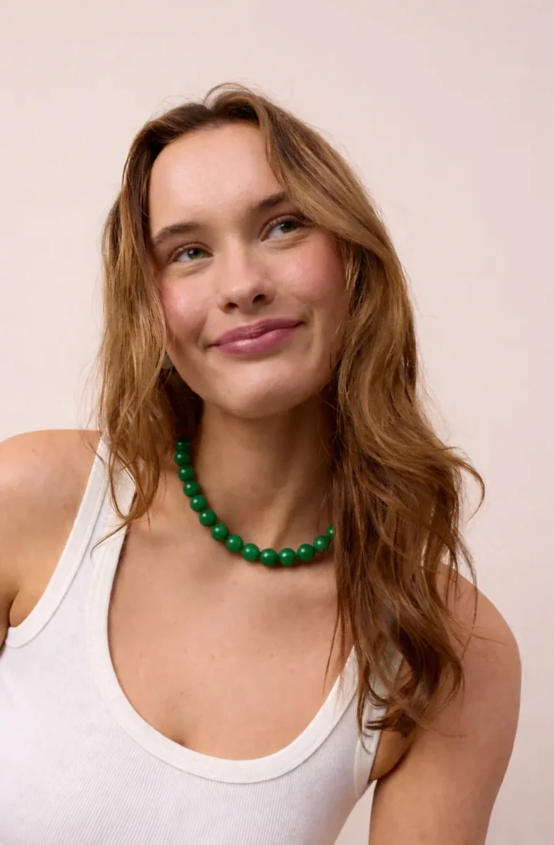 Faro Necklace, Green Jade - Bild 3