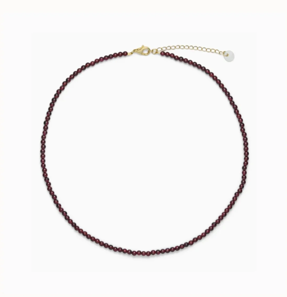 Luna Necklace, Garnet