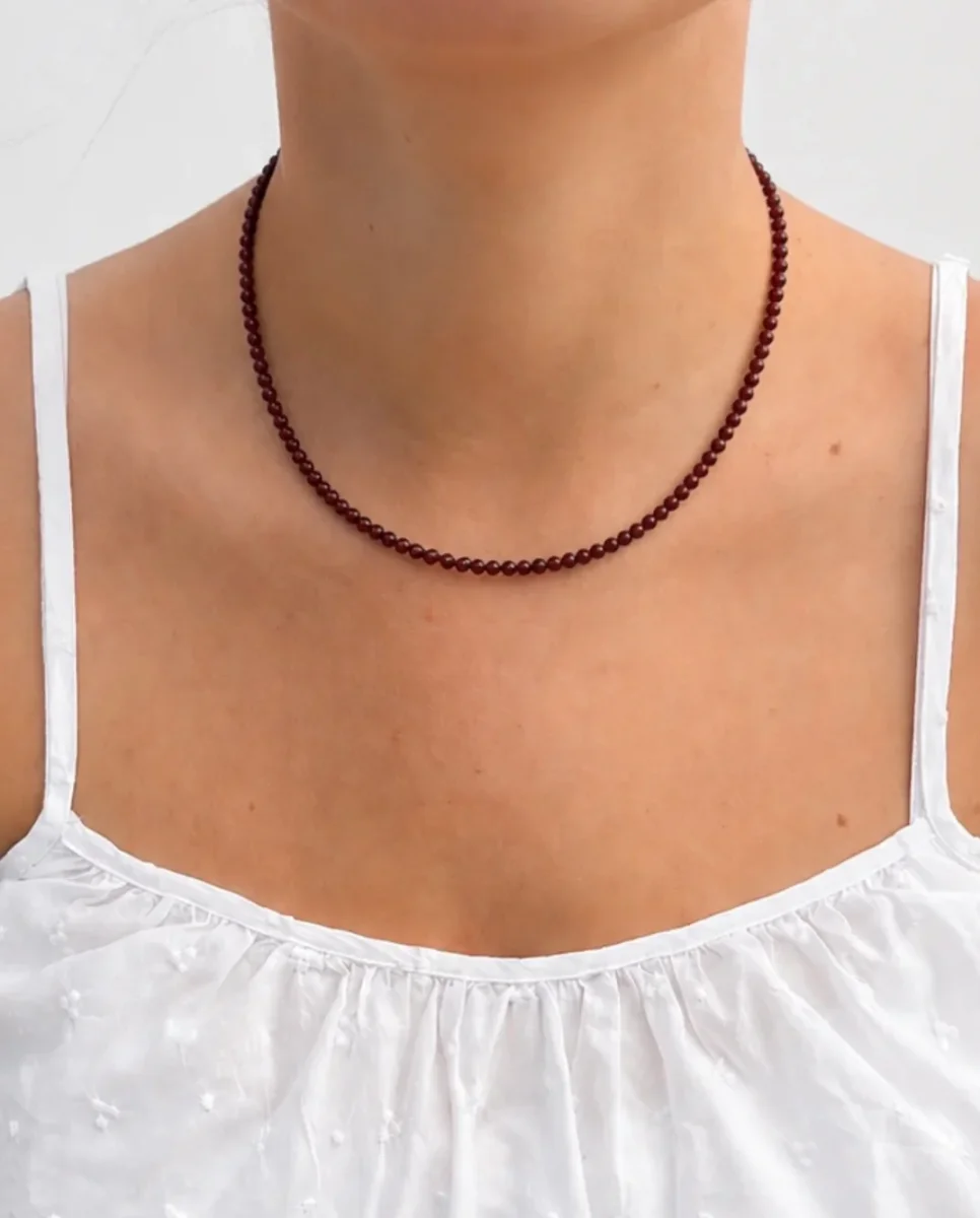 Luna Necklace, Garnet - Bild 3