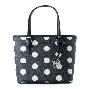Michael Kors Handväska 35s5stvt0o Navy Kompakt Blå