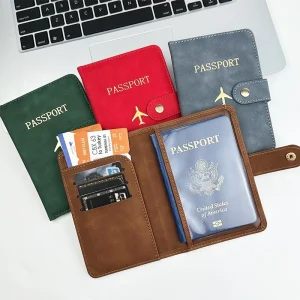 Passfodral med RFID-skydd, vattenavvisande