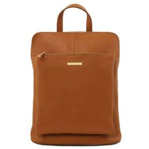 TL Bag - Mjuk Läderryggsäck / Axelväska